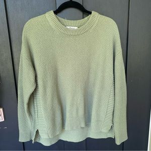 MADEWELL Pickford Pullover Sweater—Green—Size Medium NWOT